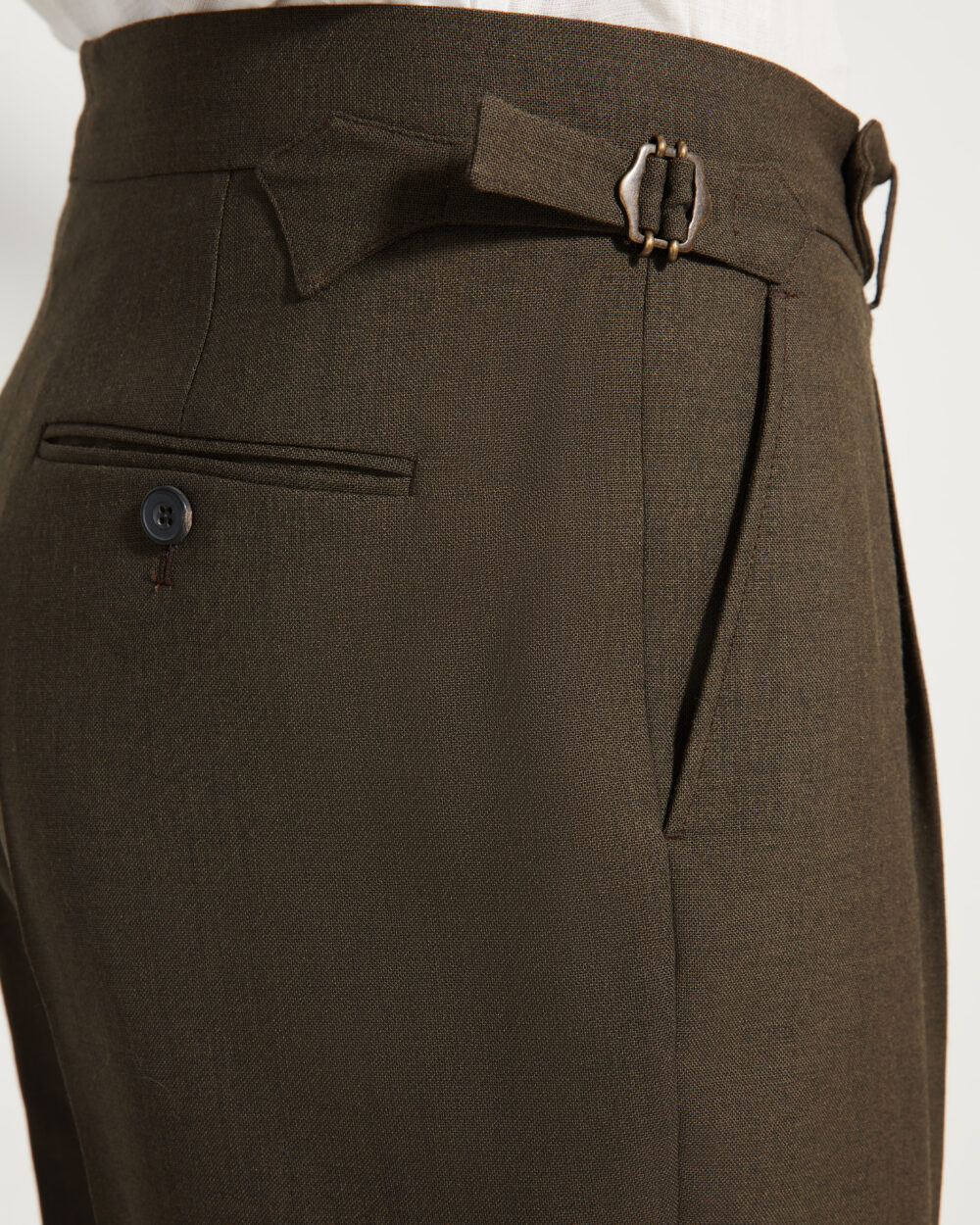 One Pleat Cut Trousers / Fresco®️ – Tropical Wool