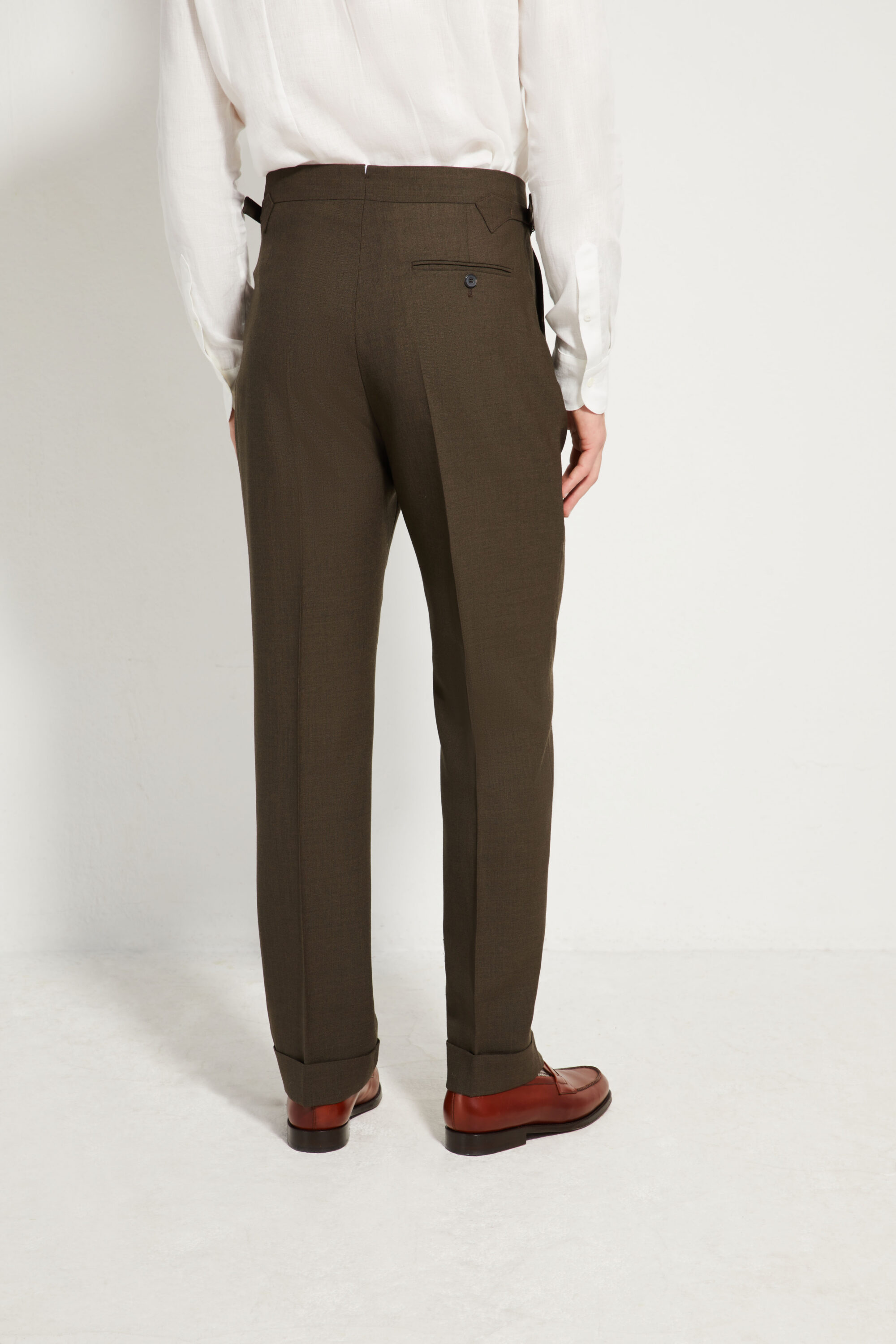 One Pleat Cut Trousers / Fresco®️ – Tropical Wool
