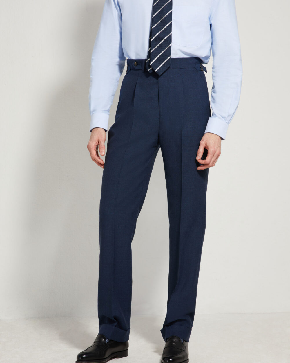 One Pleat Cut Trousers / Fresco®️ – Tropical Wool