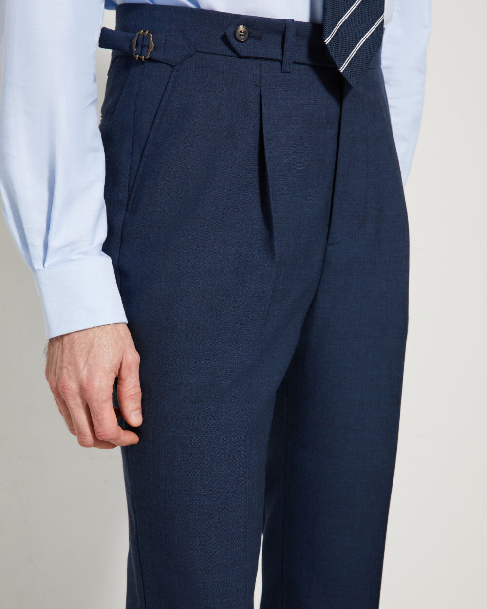 One Pleat Cut Trousers / Fresco®️ – Tropical Wool