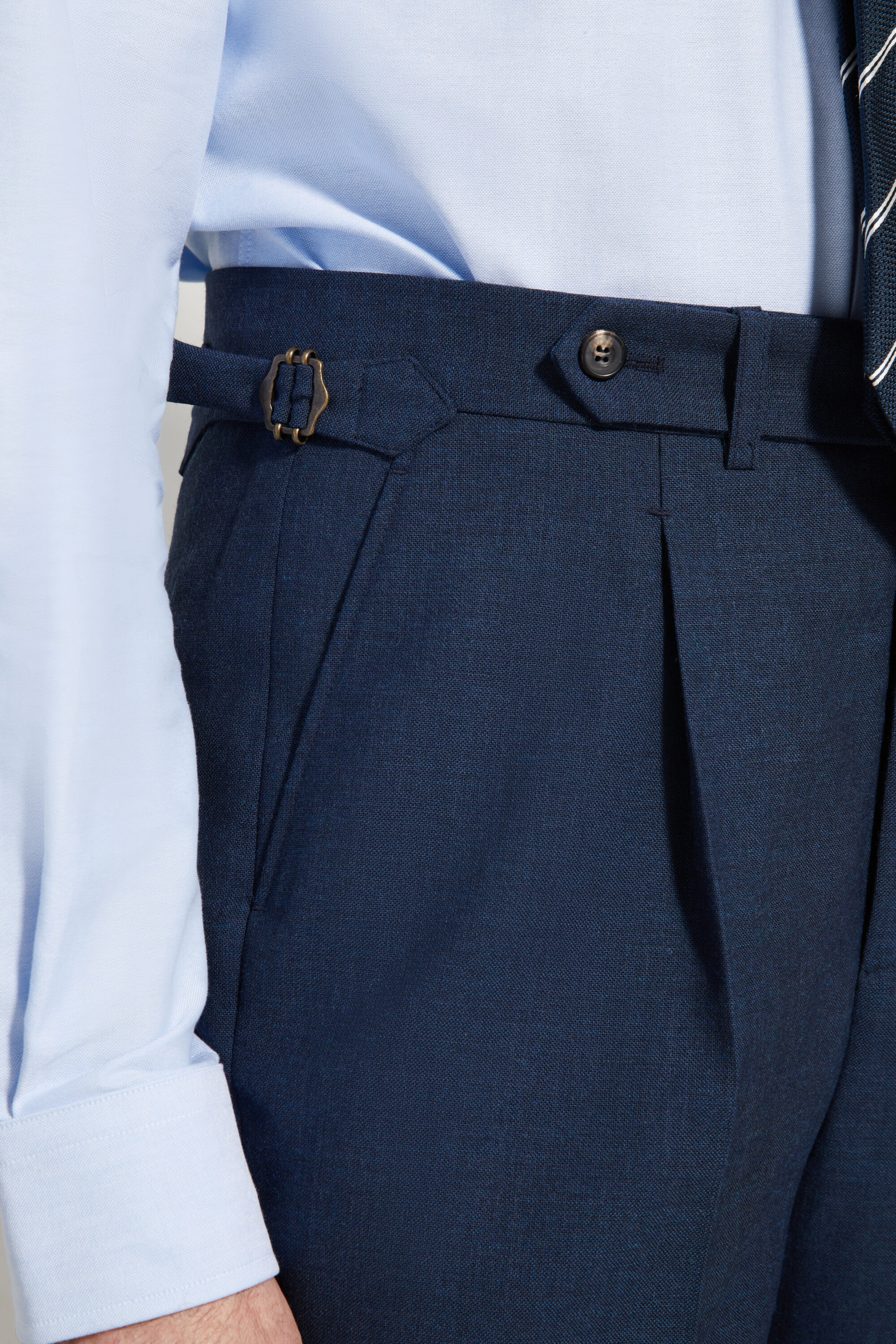 One Pleat Cut Trousers / Fresco®️ – Tropical Wool