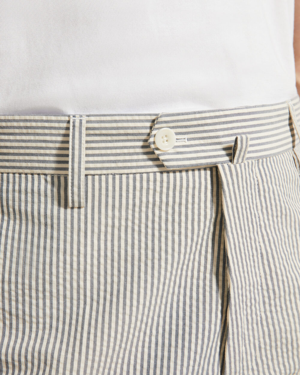 Classic Cut Trousers / Seersucker