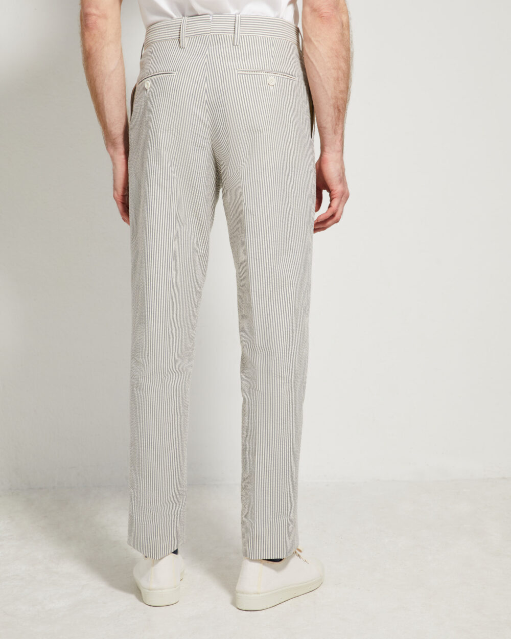 Classic Cut Trousers / Seersucker