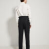 One Pleat Cut Trousers / Linen