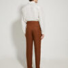 One Pleat Cut Trousers / Linen