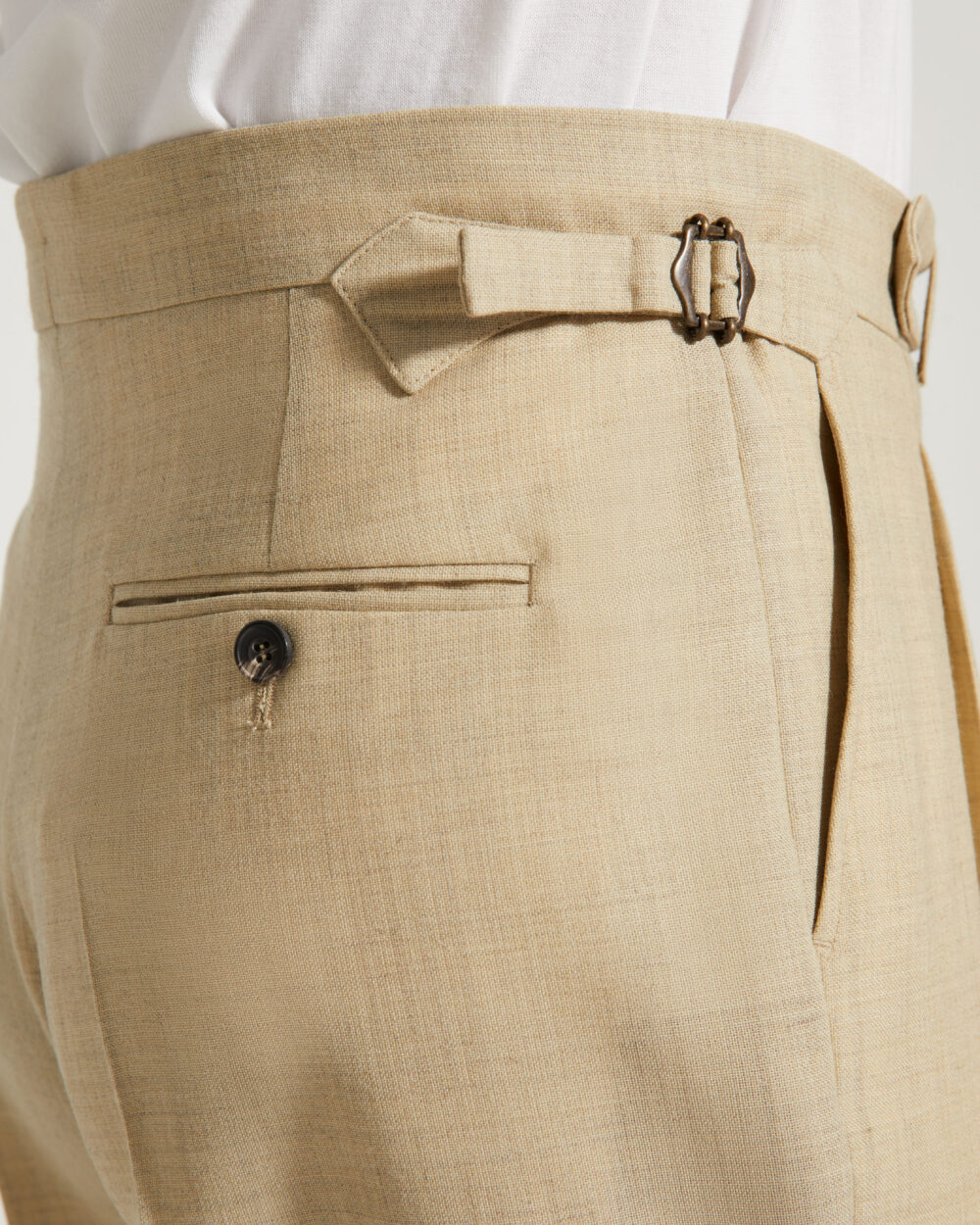 One Pleat Cut Trousers / Fresco®️ – Tropical Wool