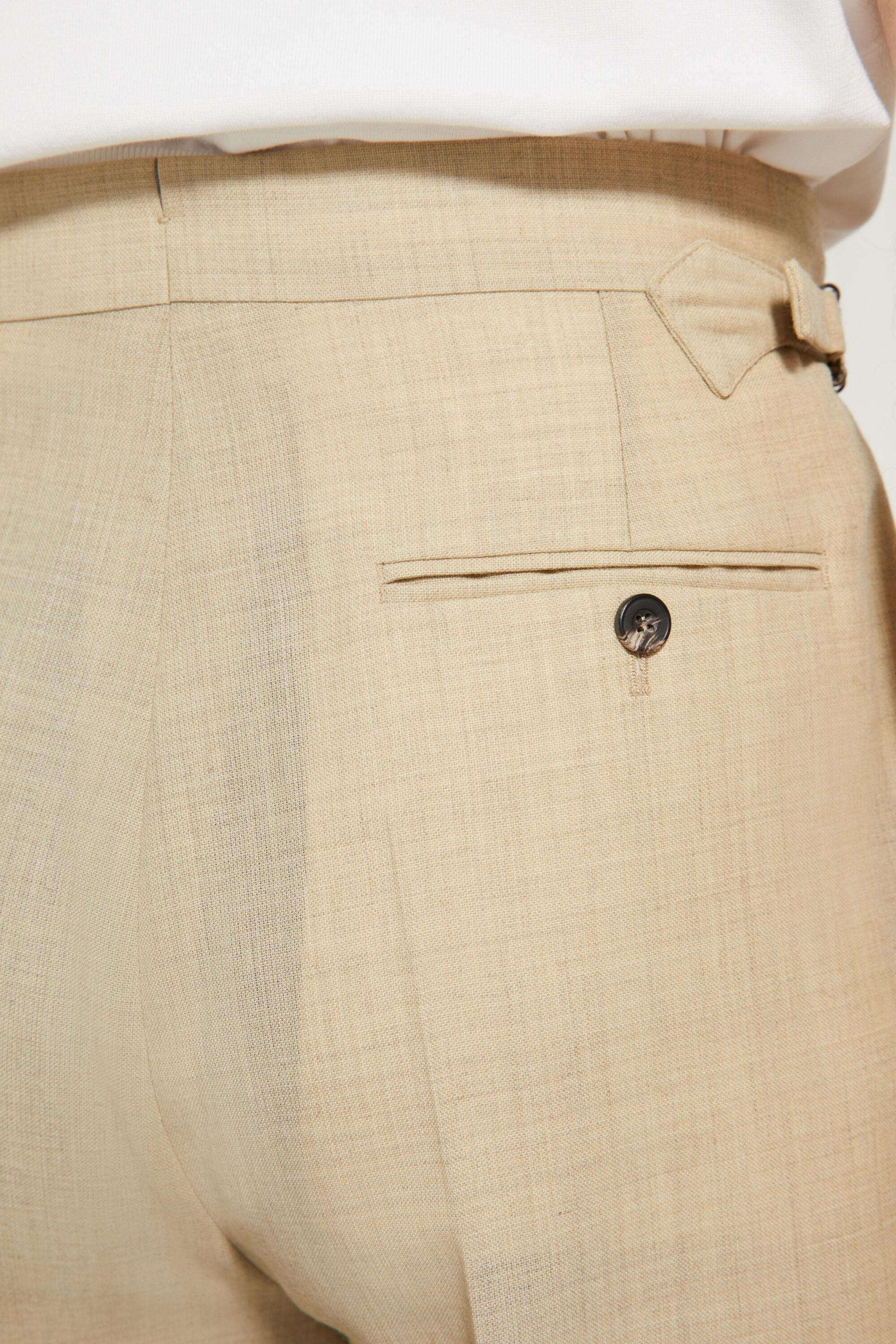 One Pleat Cut Trousers / Fresco®️ – Tropical Wool