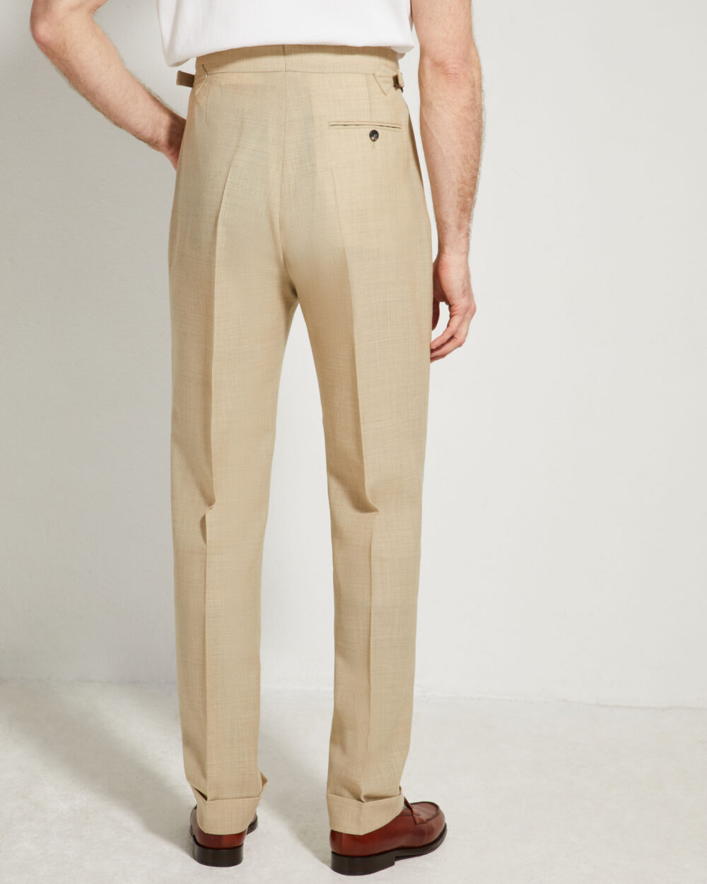 One Pleat Cut Trousers / Fresco®️ – Tropical Wool