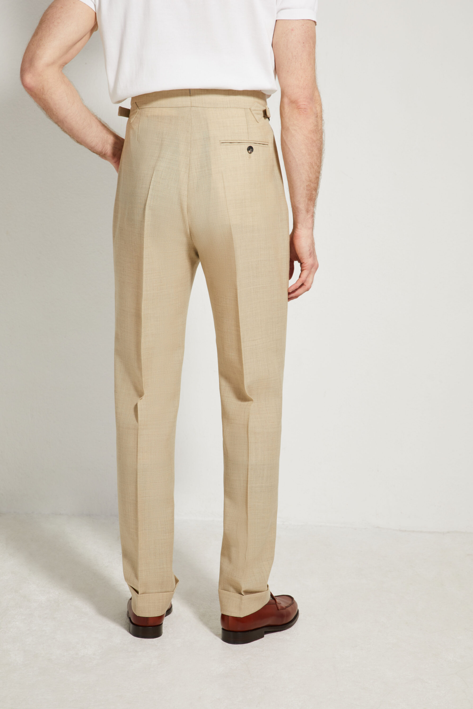 One Pleat Cut Trousers / Fresco®️ – Tropical Wool