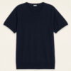 Fine gauge knit T-shirt / Cotton