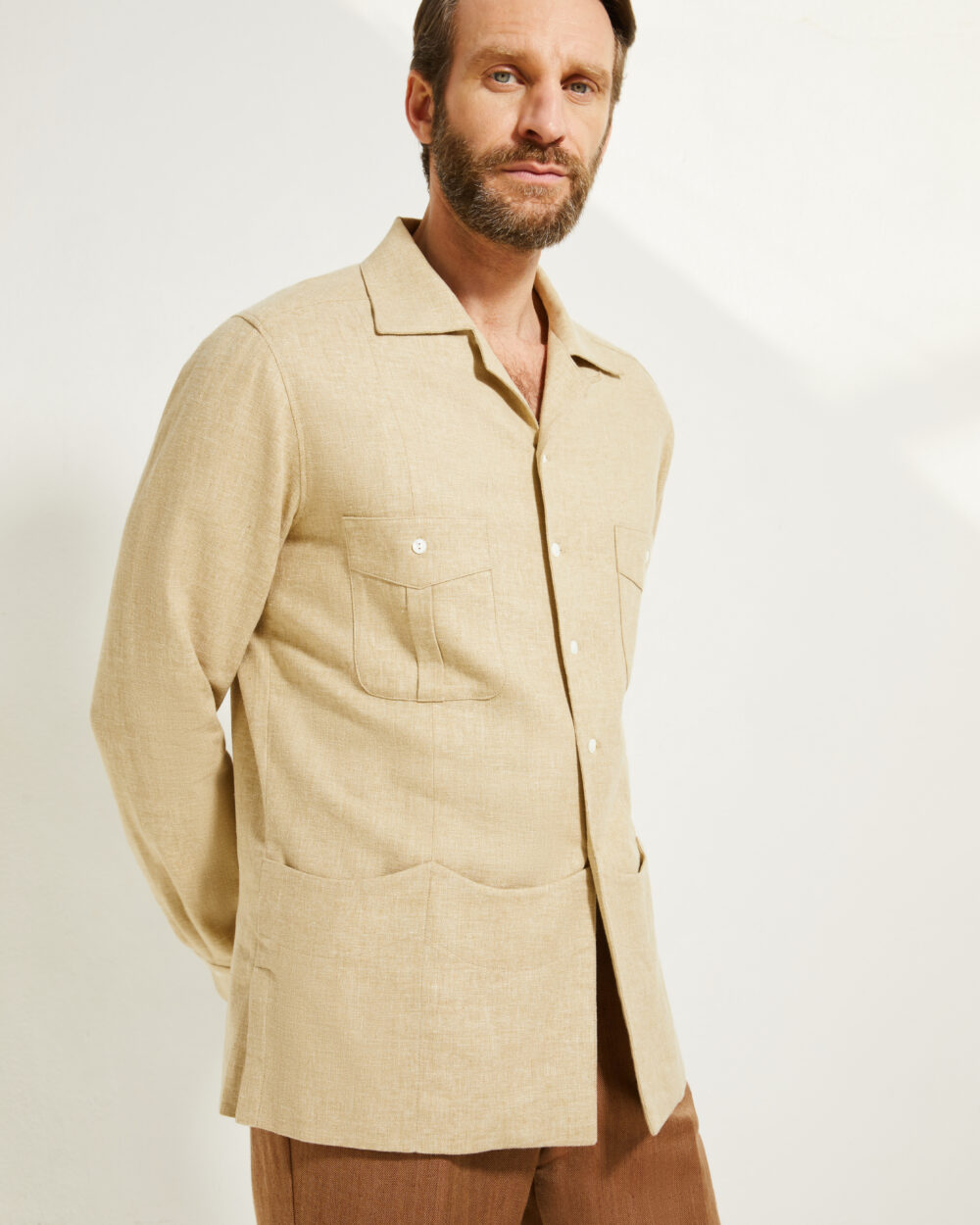 Chemise Guayabera / Lin & coton