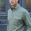 Chemise à col boutonné / Flanelle de coton