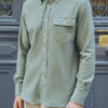Chemise à col boutonné / Flanelle de coton