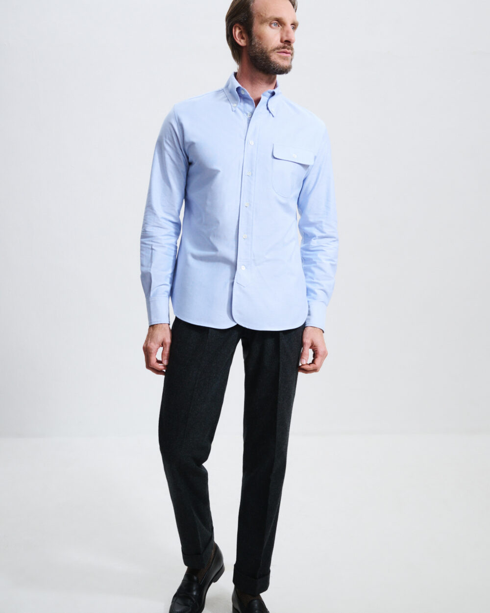 Chemise à col boutonné / Oxford