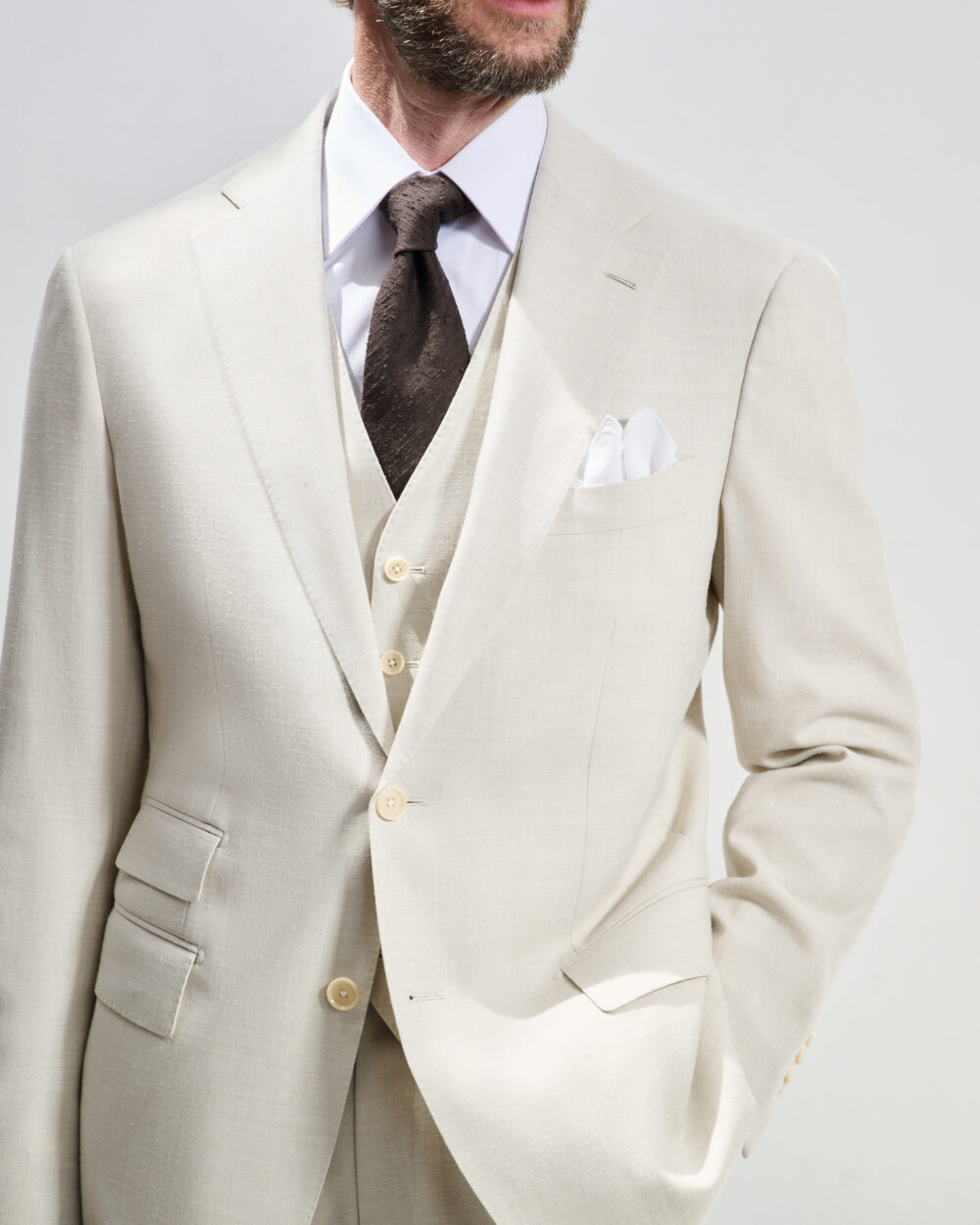 Cravate Shantung