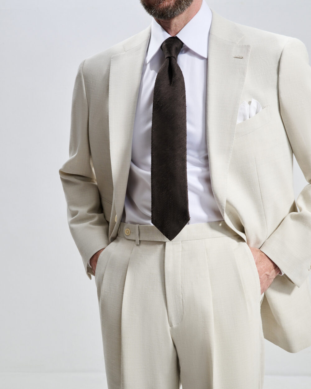 Cravate Shantung