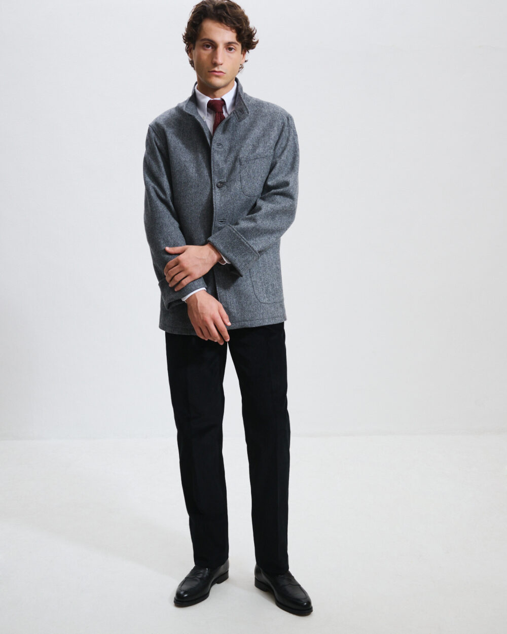 Veste Maubourg / Flanelle chevrons
