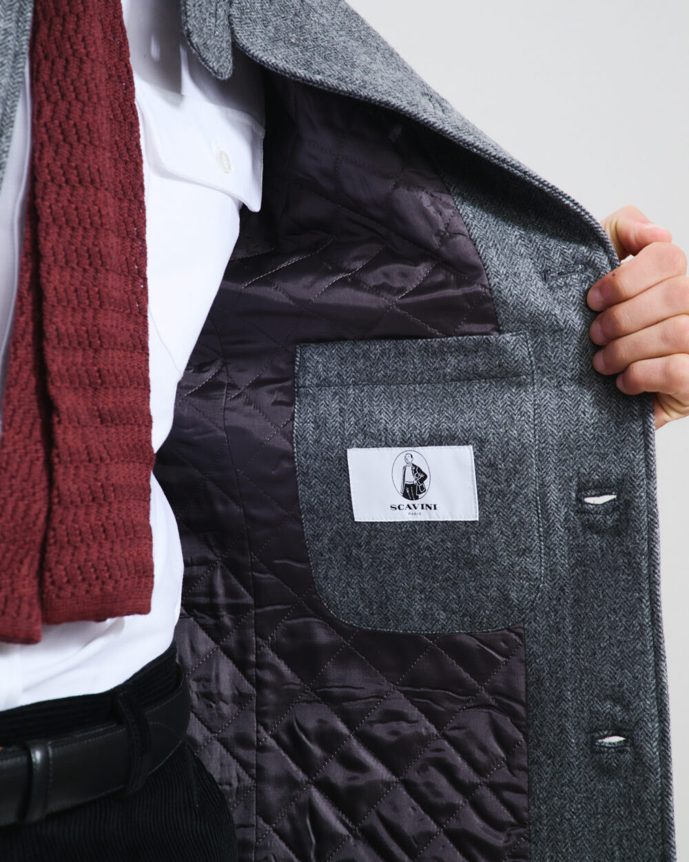 Veste Maubourg / Flanelle chevrons