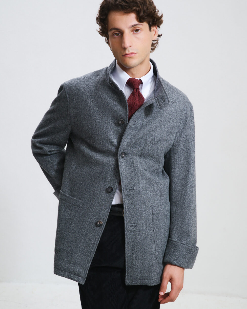 Veste Maubourg / Flanelle chevrons