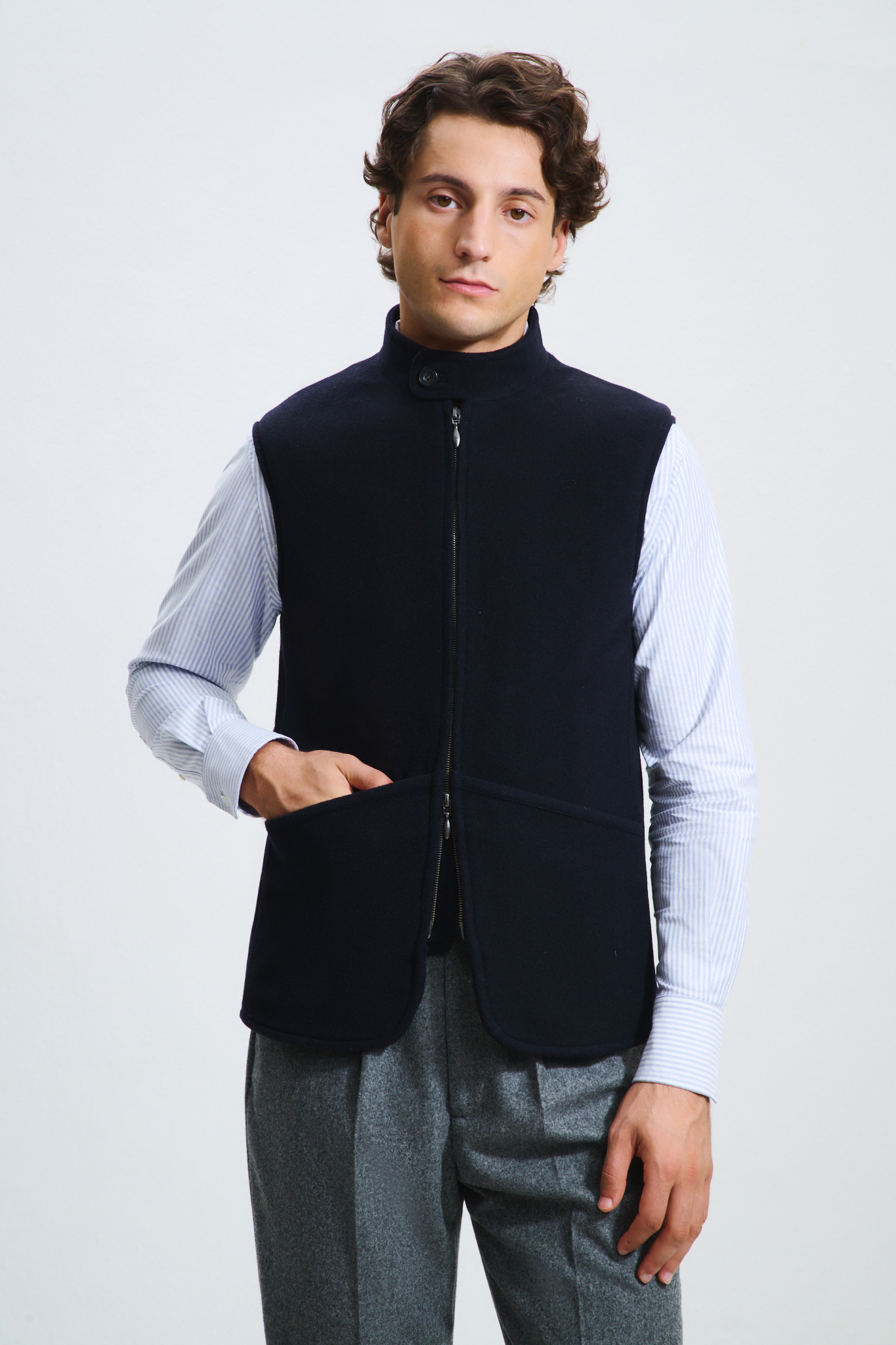 Gilet Maubourg / Drap Laine & Cachemire