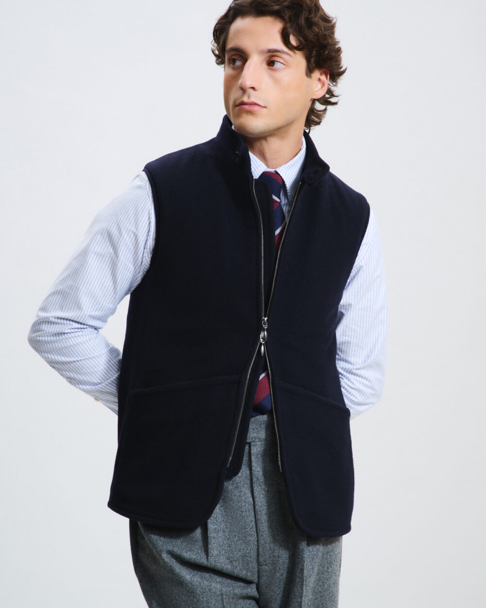 Gilet Maubourg / Drap Laine & Cachemire