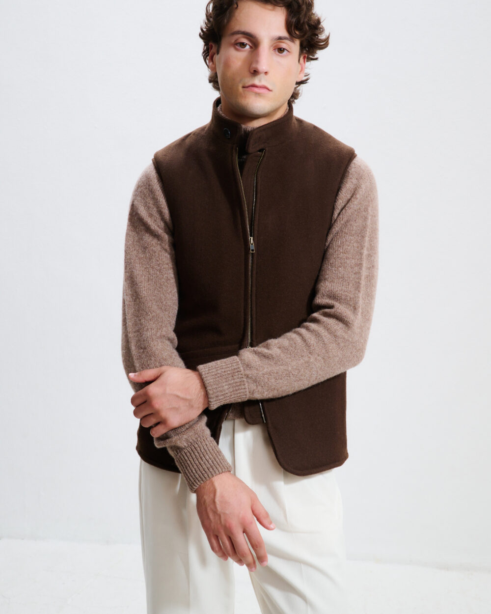 Gilet Maubourg / Drap Laine & Cachemire