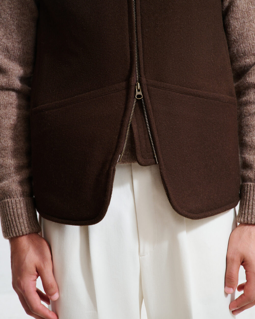 Gilet Maubourg / Drap Laine & Cachemire