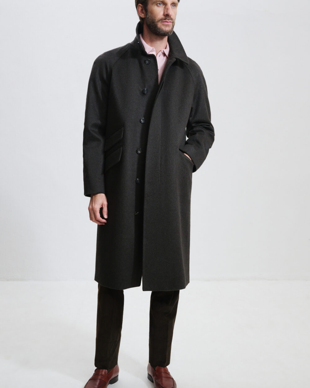 Manteau Raglan / Drap Laine & Alpaga