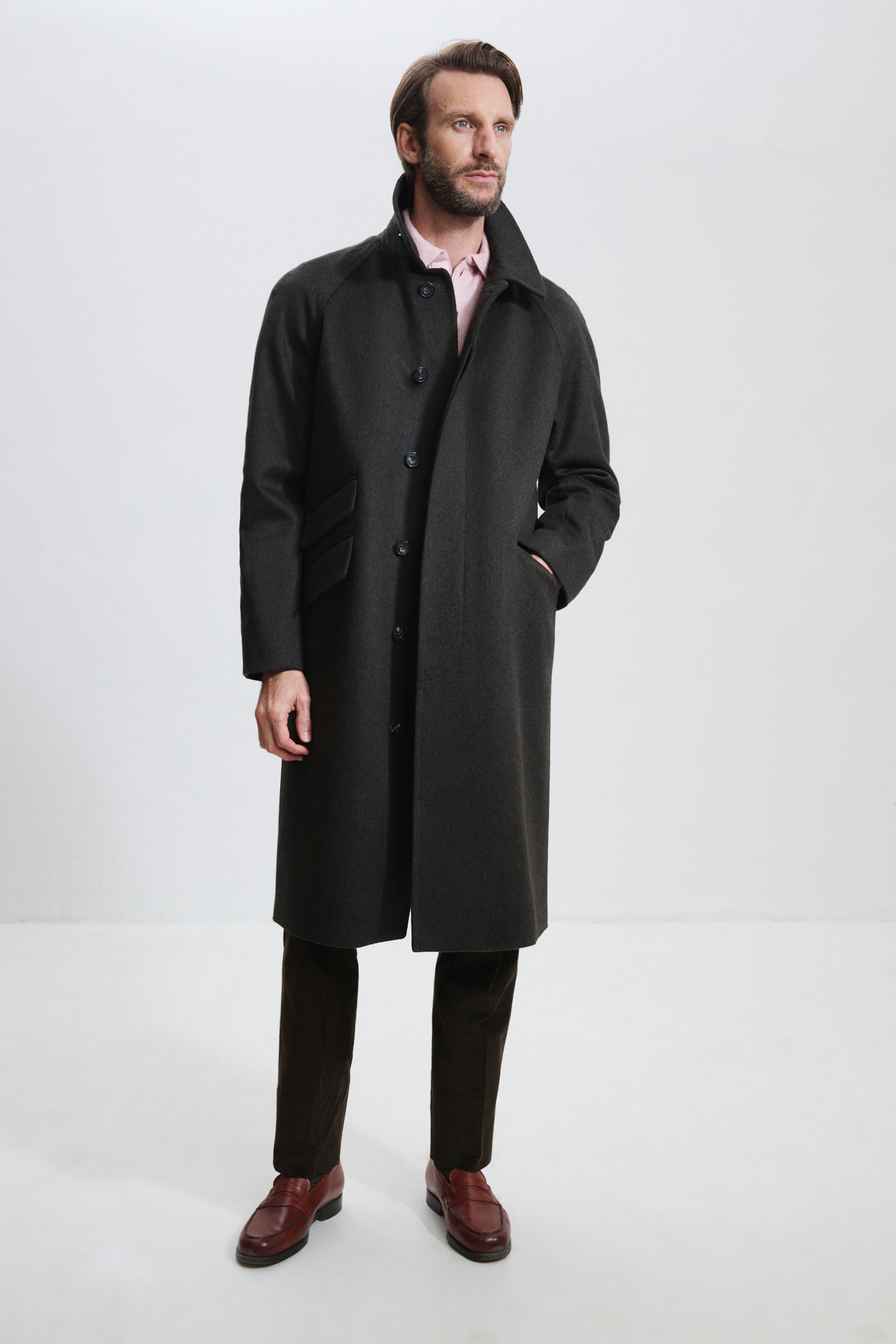 Manteau Raglan / Drap Laine & Alpaga