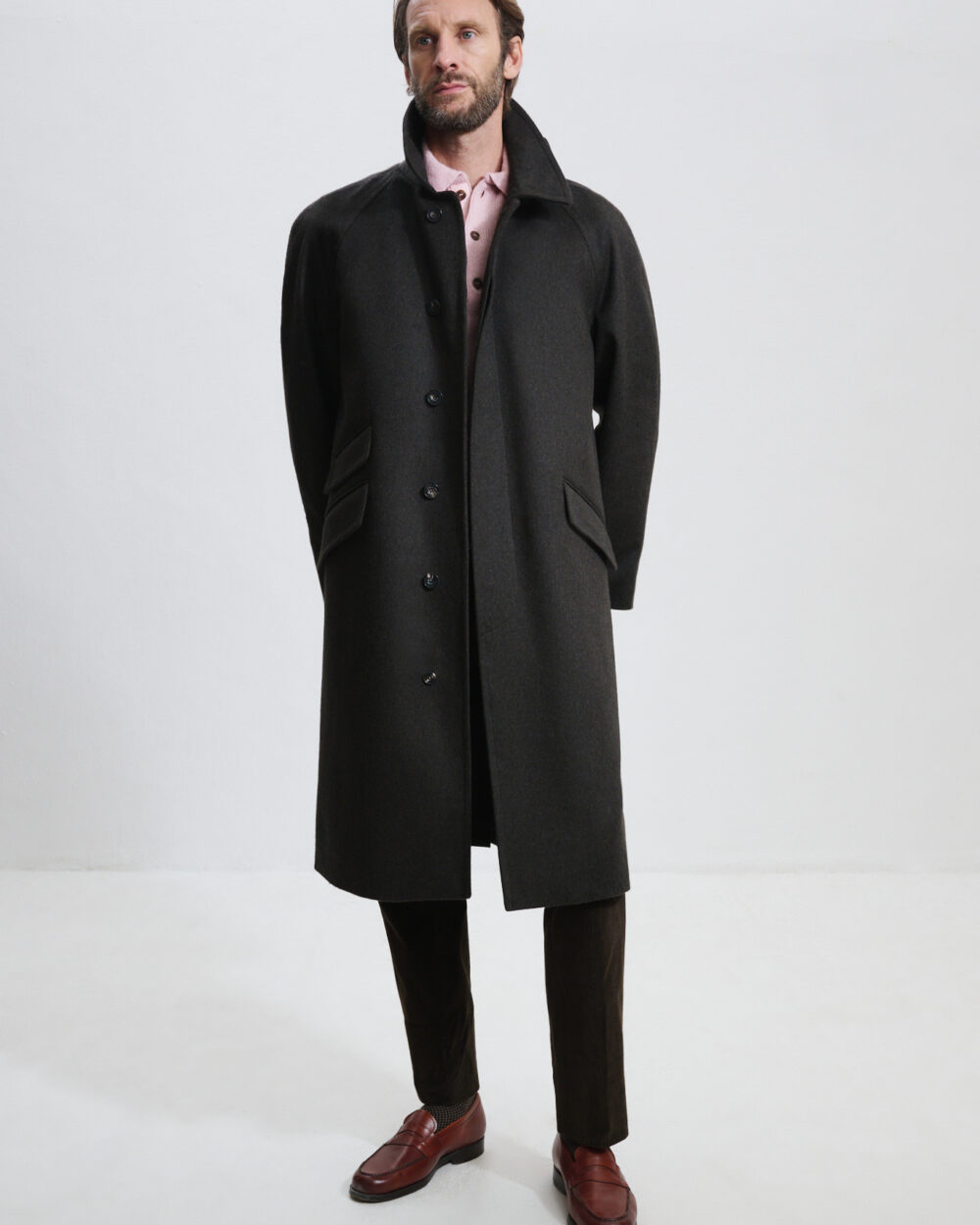 Manteau Raglan / Drap Laine & Alpaga