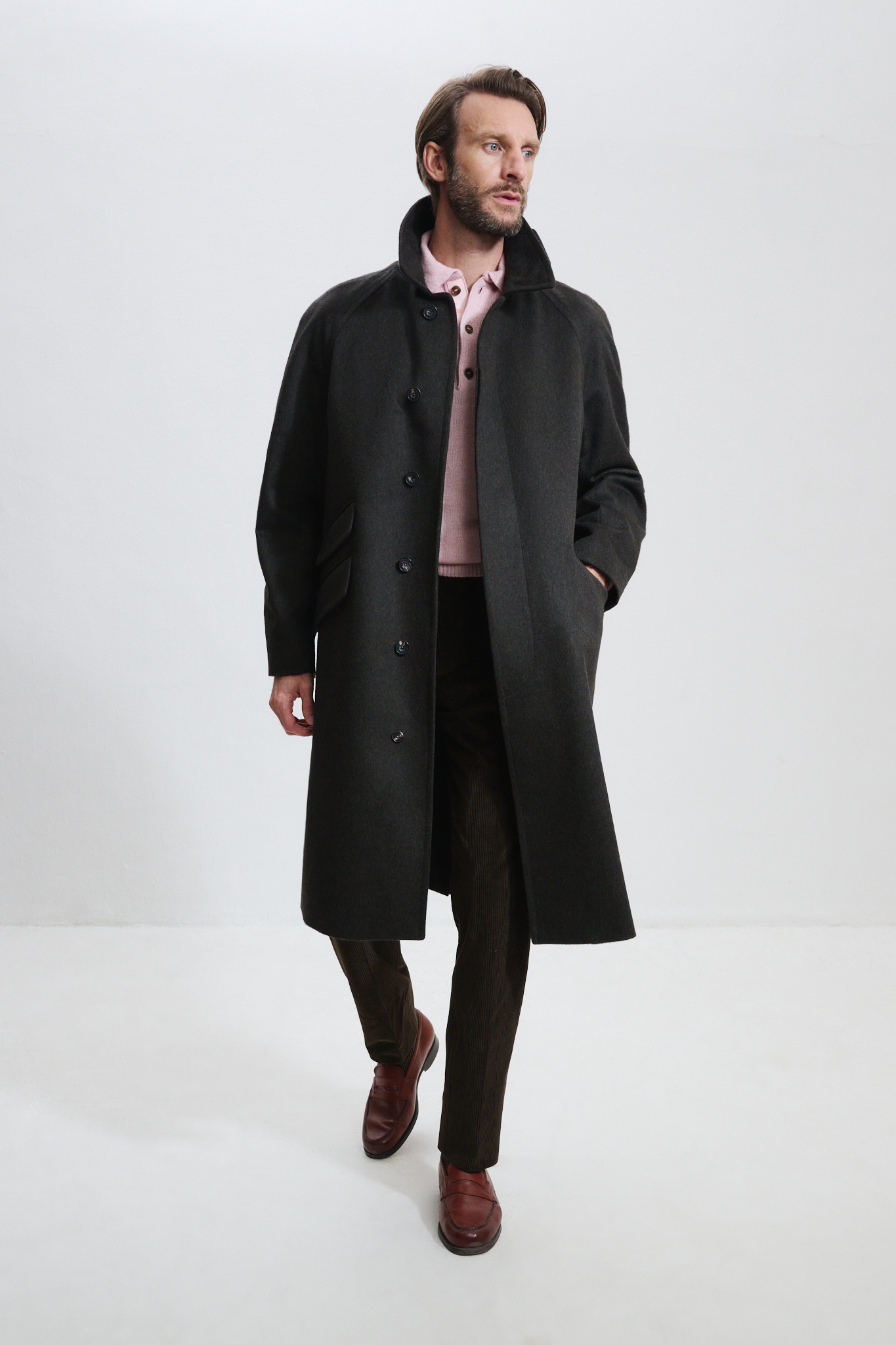 Manteau Raglan / Drap Laine & Alpaga