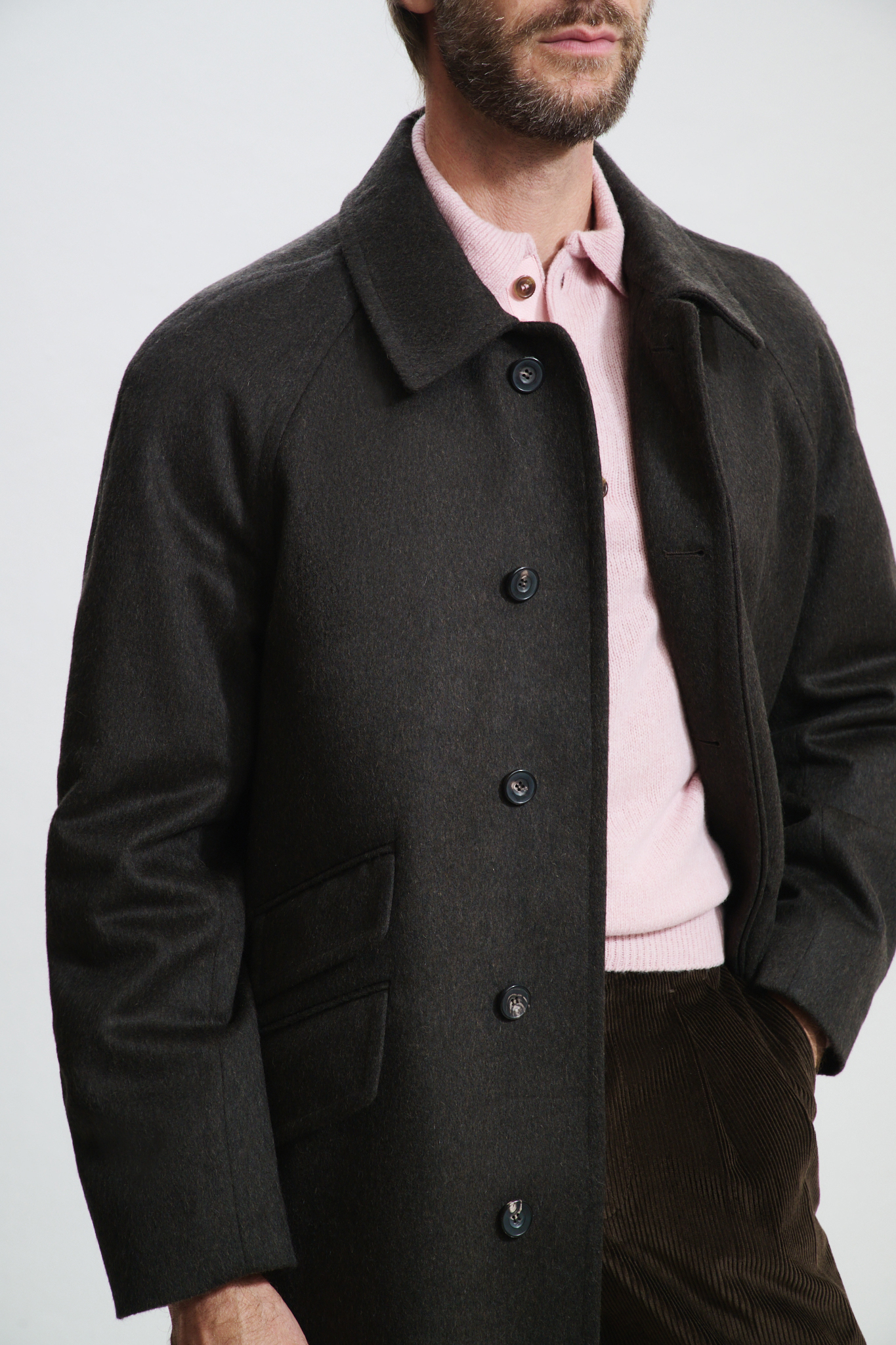 Manteau Raglan / Drap Laine & Alpaga