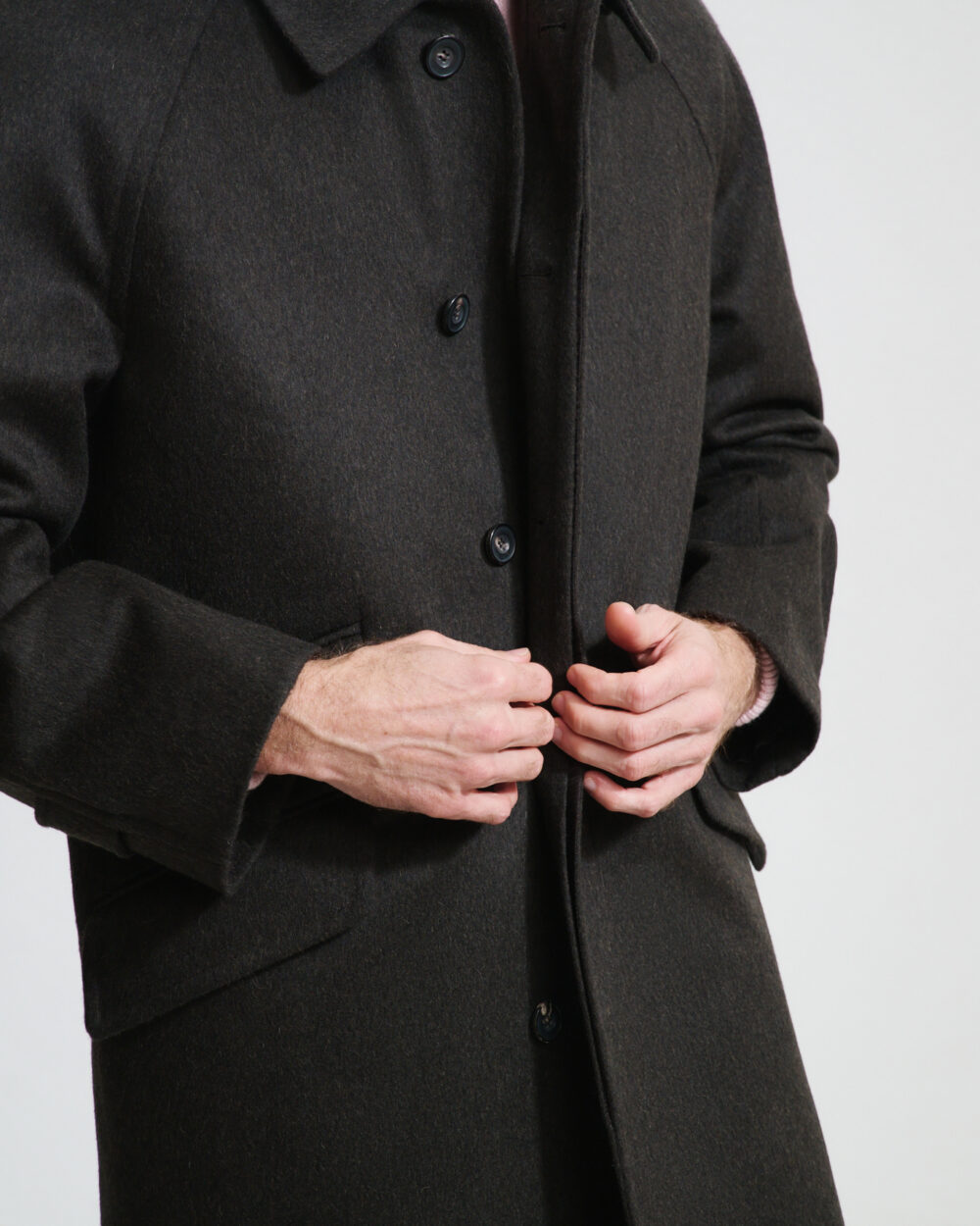 Manteau Raglan / Drap Laine & Alpaga