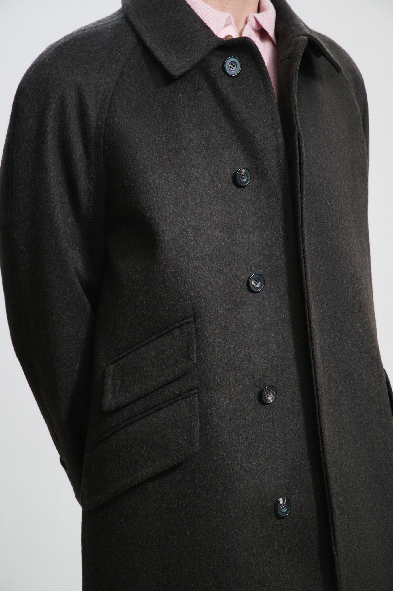 Manteau Raglan / Drap Laine & Alpaga