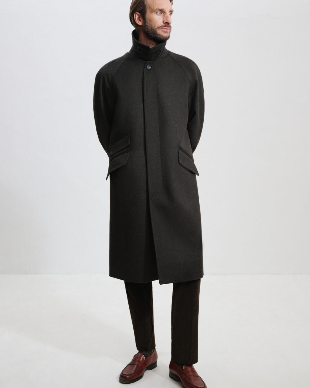 Manteau Raglan / Drap Laine & Alpaga