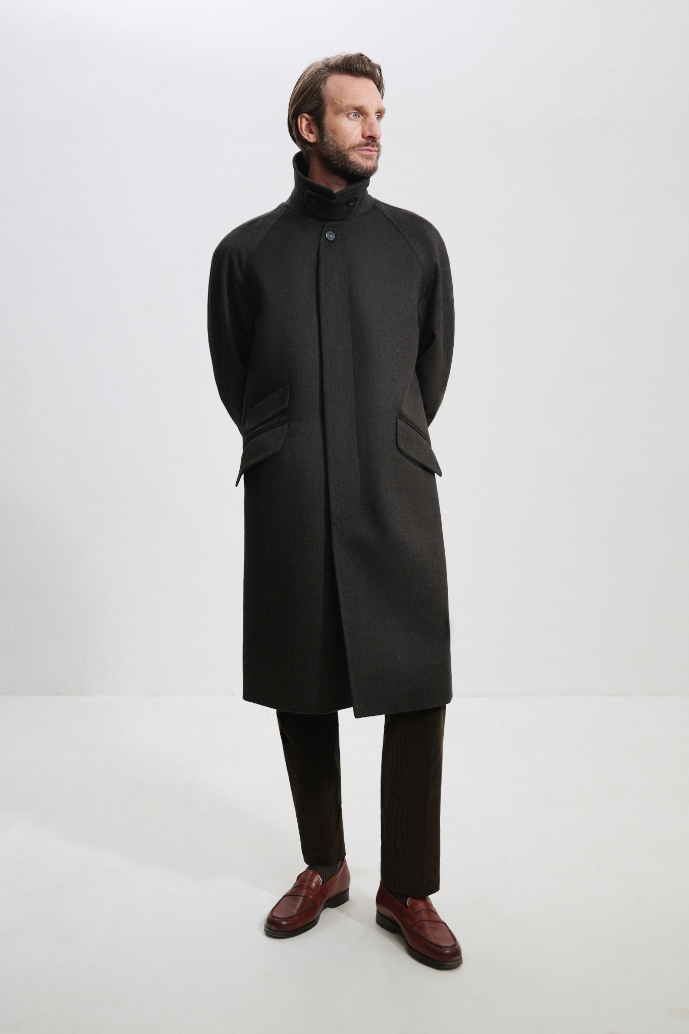 Manteau Raglan / Drap Laine & Alpaga