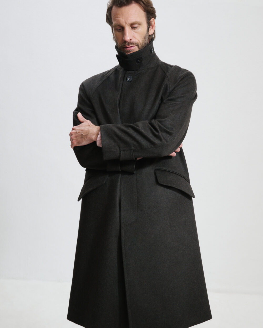Manteau Raglan / Drap Laine & Alpaga