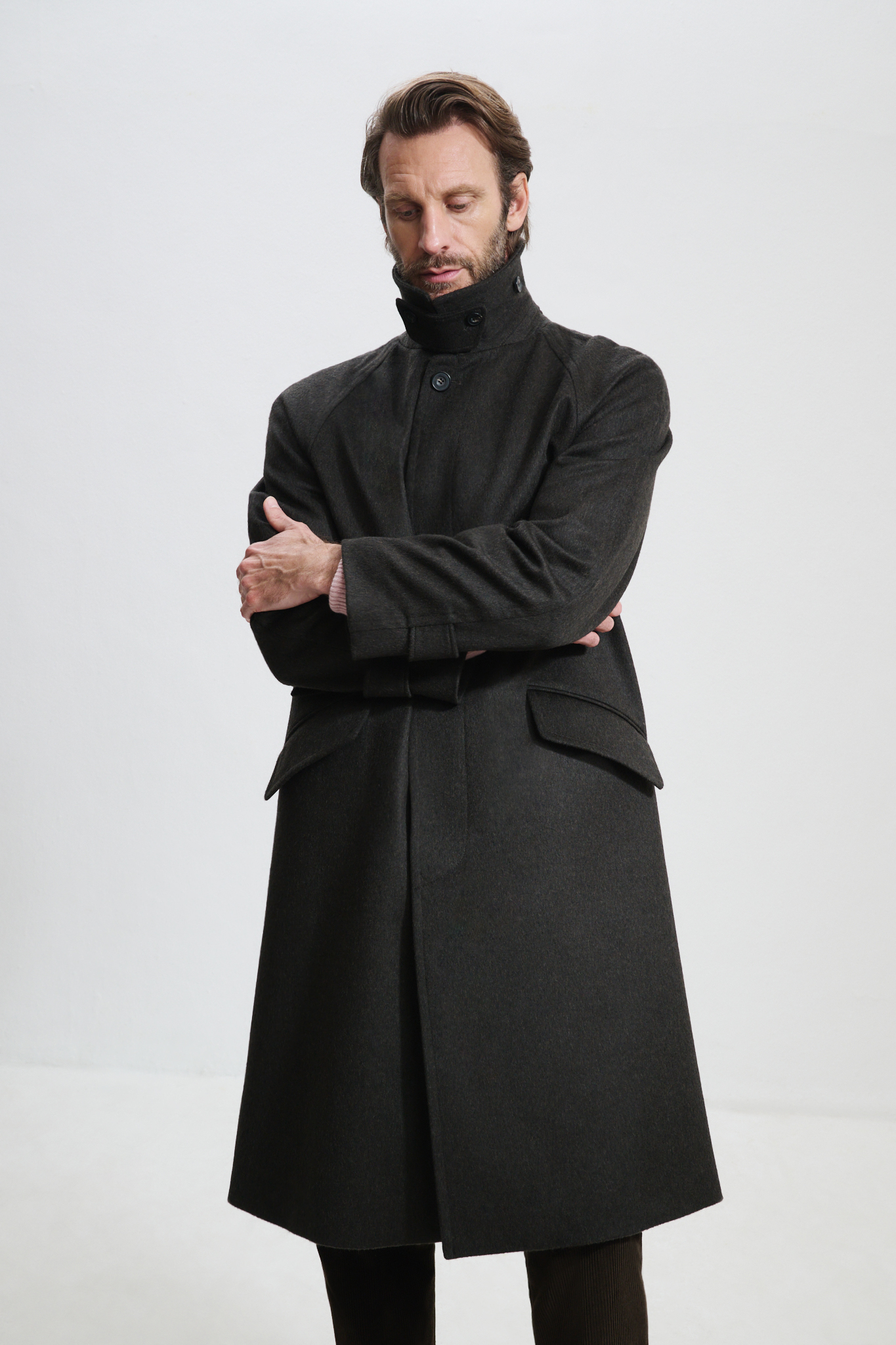 Manteau Raglan / Drap Laine & Alpaga