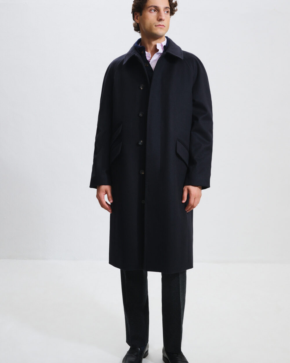 Manteau Raglan / Drap Laine & Alpaga