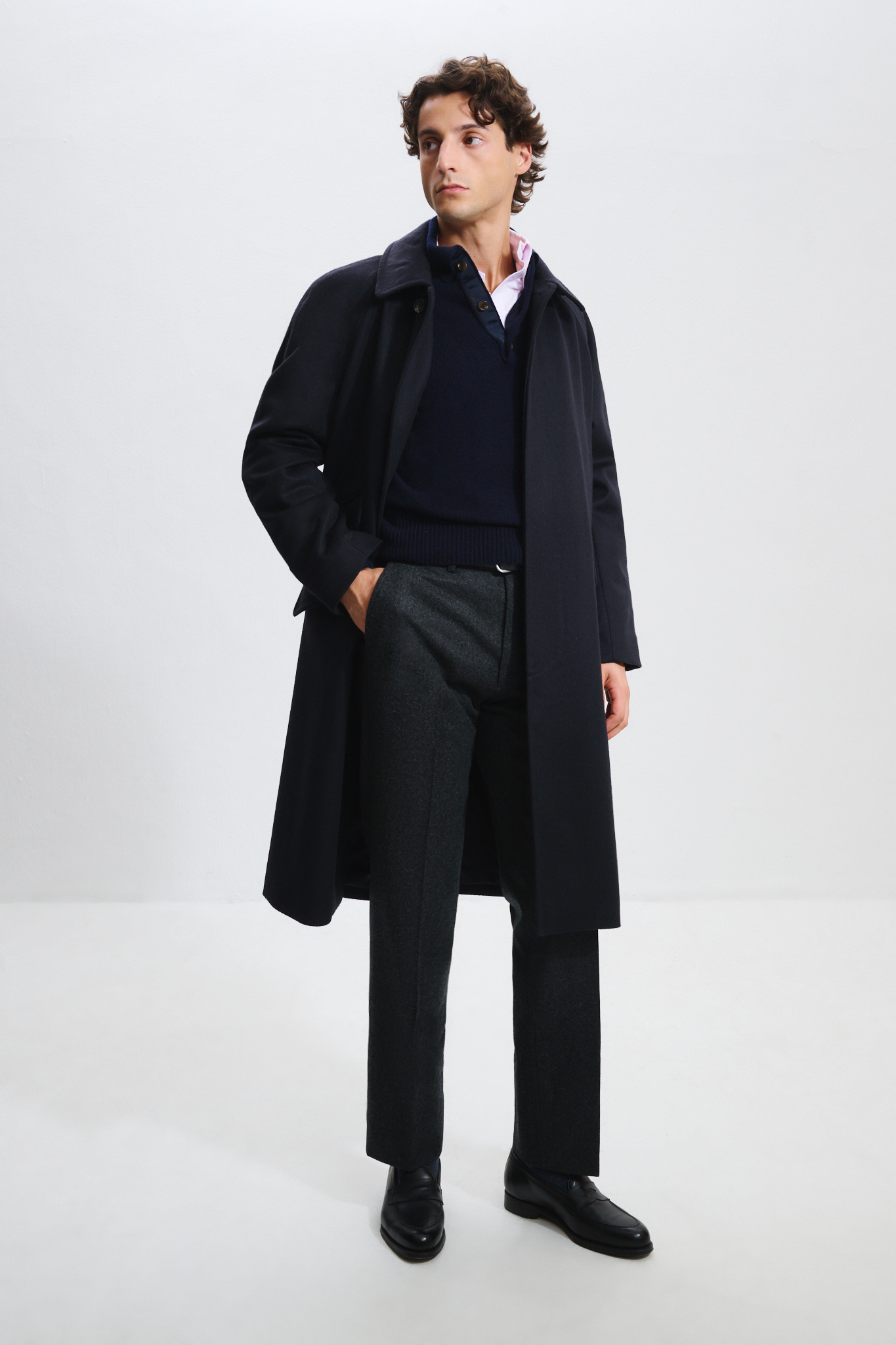 Manteau Raglan / Drap Laine & Alpaga