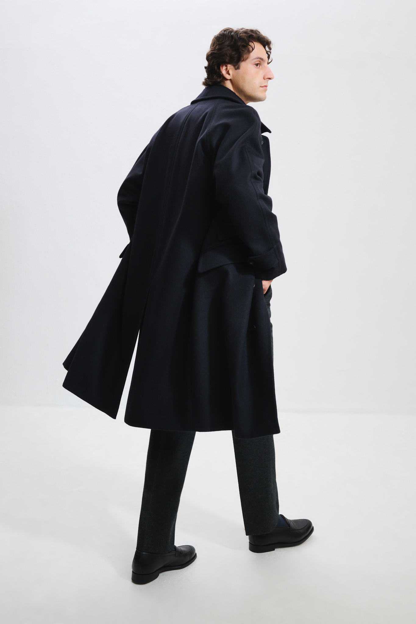 Manteau Raglan / Drap Laine & Alpaga