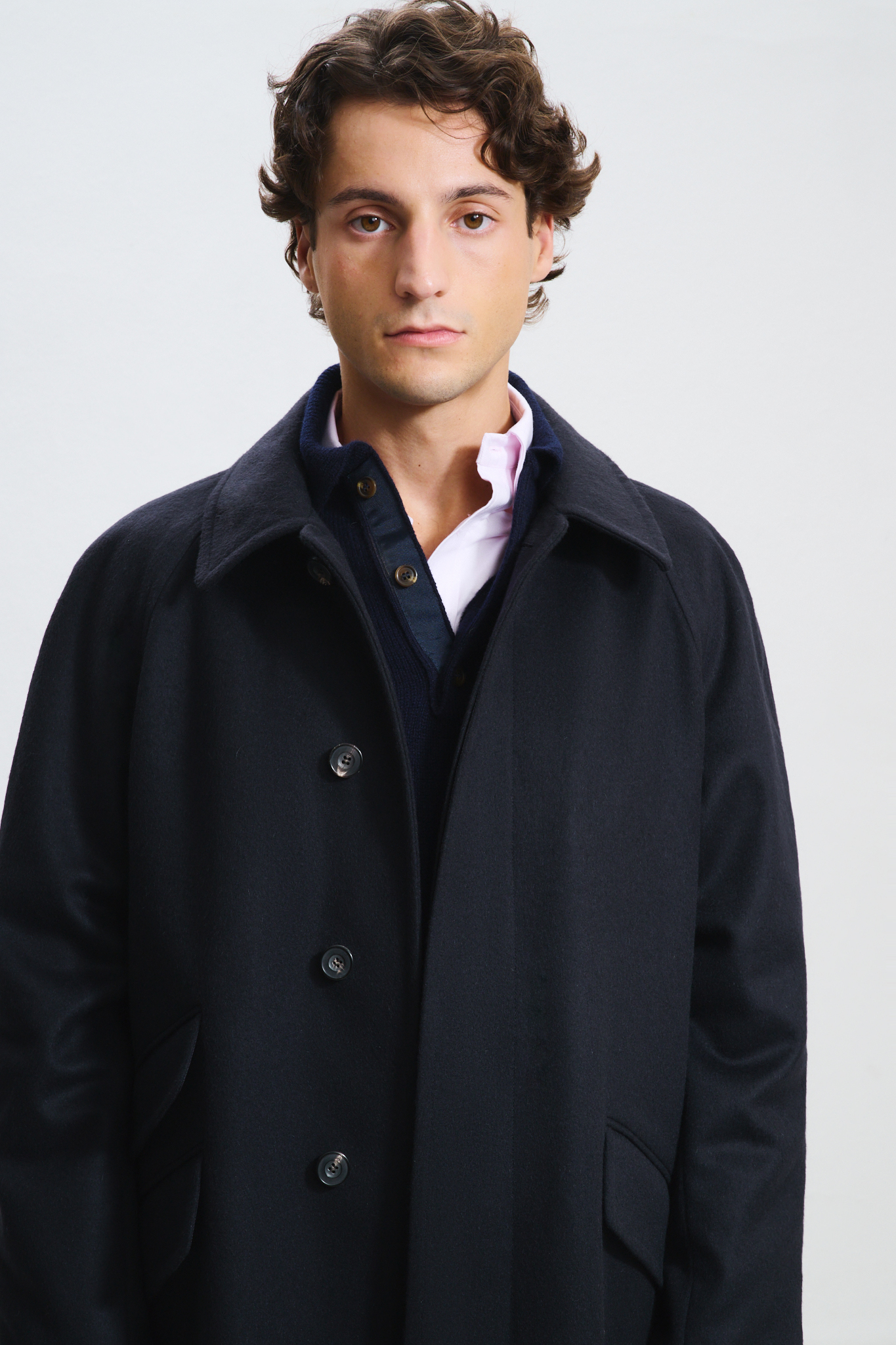 Manteau Raglan / Drap Laine & Alpaga