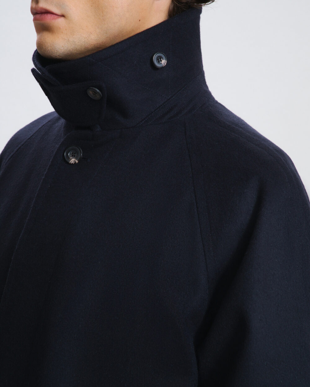 Manteau Raglan / Drap Laine & Alpaga