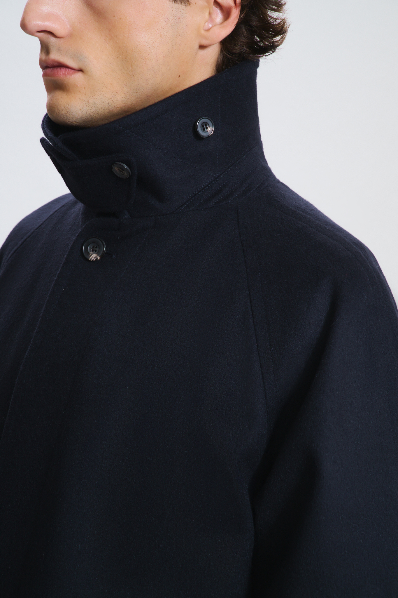 Manteau Raglan / Drap Laine & Alpaga