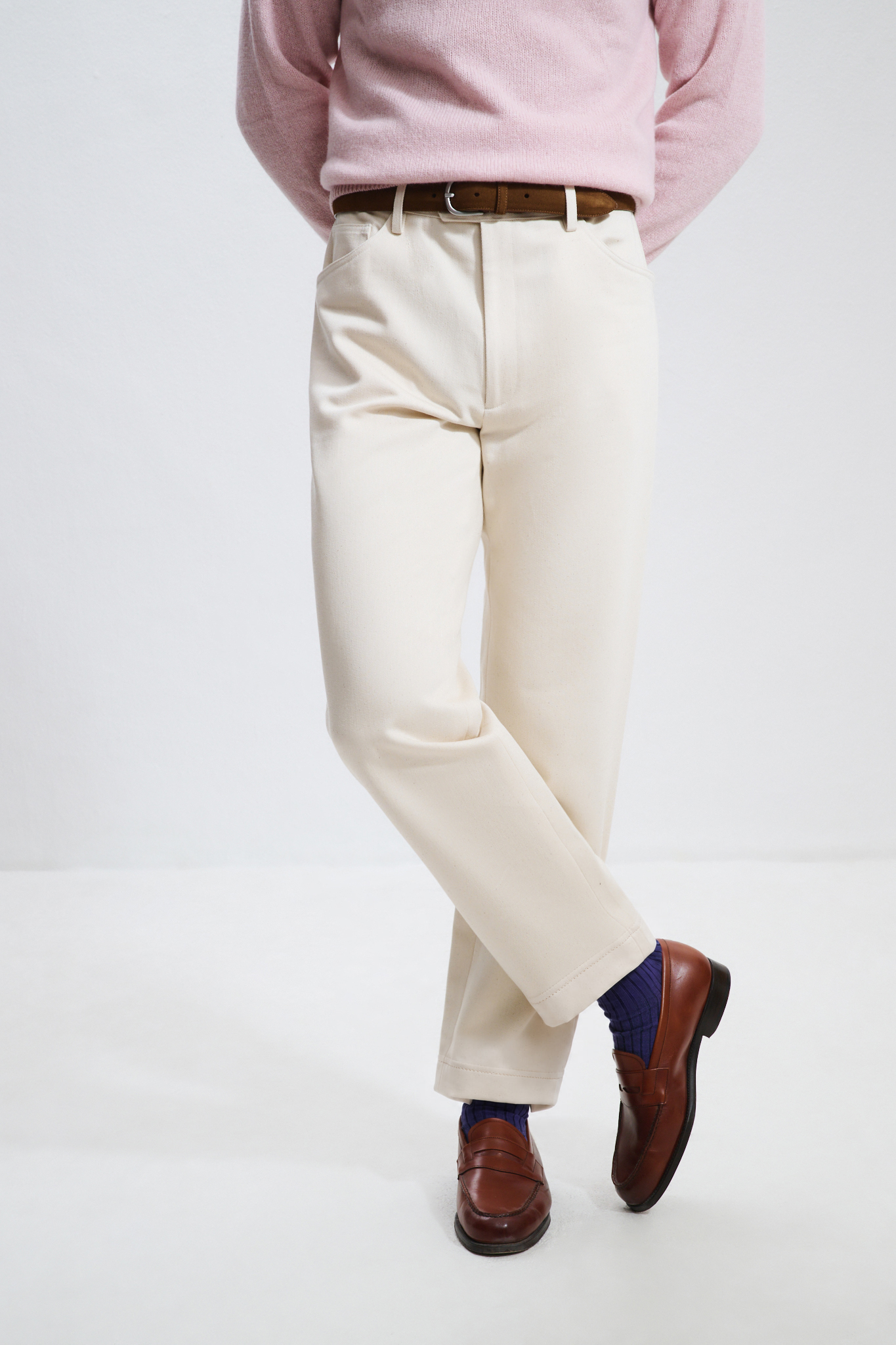 Pantalon Coupe 5 Poches / Denim