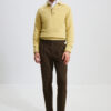 Two-Pleat Cut Trousers / Cotton Chino