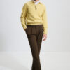 Two-Pleat Cut Trousers / Cotton Chino