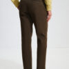Two-Pleat Cut Trousers / Cotton Chino