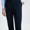 Two-Pleat Cut Trousers / Chino Cotton