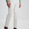 Two-Pleat Cut Trousers / Cotton Chino
